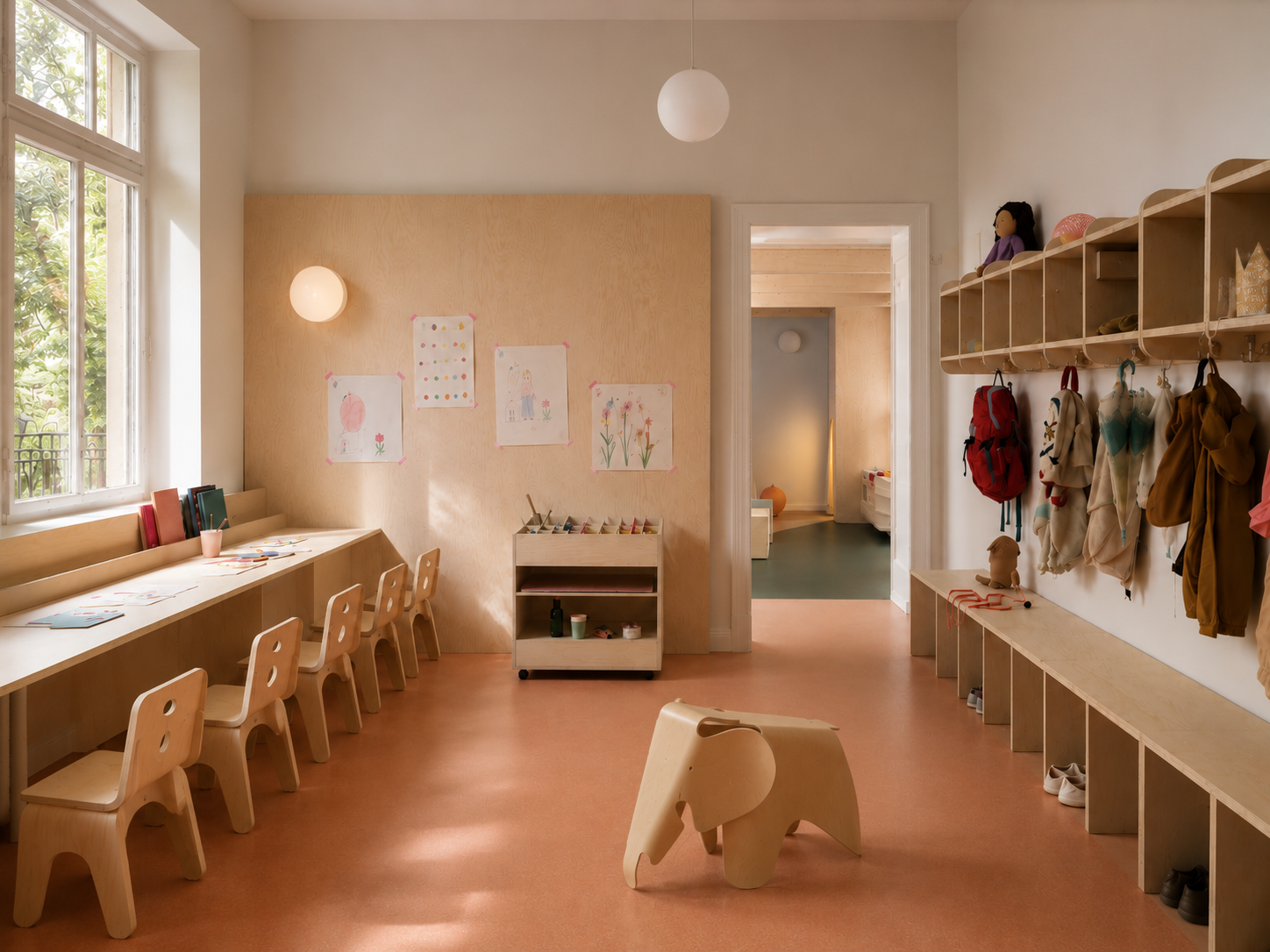 A well-designed daycare environment