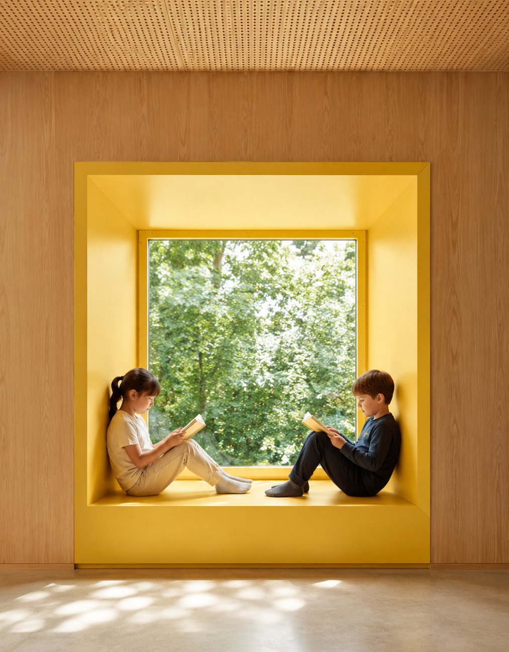 A thoughtfully designed school environment where children learn and grow
